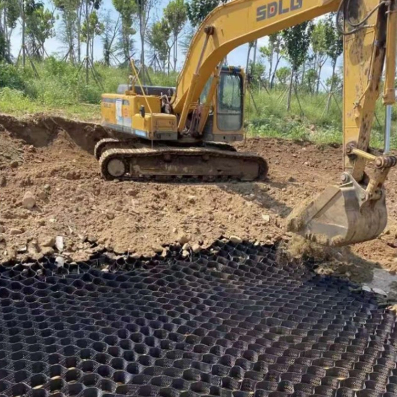 Honeycomb Geoweb HDPE Pea Gravel Stabilizator siatki Geokomórki do kontroli erozji 4