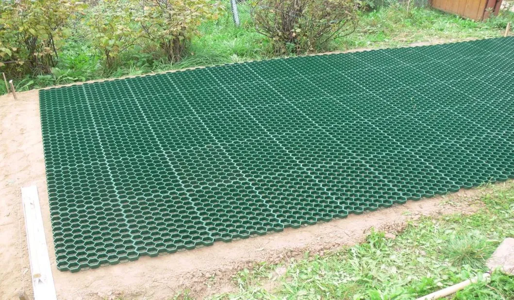 Płyty dla podłoża trawnikowego, przepuszczalny żwir, trawa do sadzenia, formowanie sieci do dostaw fabryki podjazdów 8