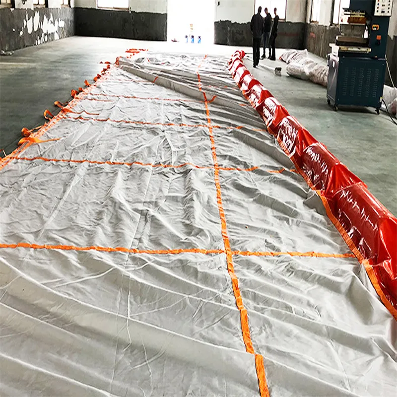 Silt Curtain PVC Floating Silt Curtain Containment Boom Eco Friendly Oil Spilling Boom Floating Silt Curtain dla środowisk wodnych 5