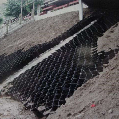 Geocell z tekstylowanej / perforowanej plastikowej arkuszy HDPE do ochrony wzmocnienia nachylenia kanału