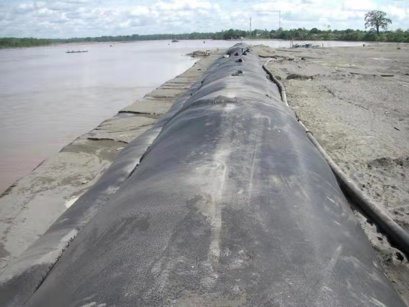 Wysokiej wytrzymałości PP Woven Geotextile Bag / Geotube do oczyszczania ścieków lub projektów bagrowania morskiego