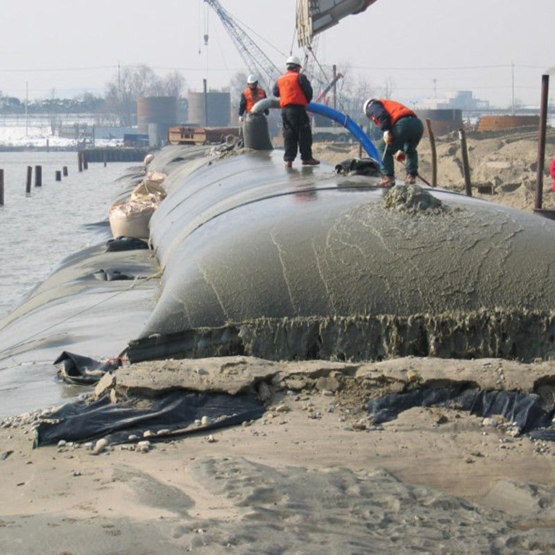 Wysokiej wytrzymałości PP Woven Geotextile Bag / Geotube do oczyszczania ścieków lub projektów bagrowania morskiego