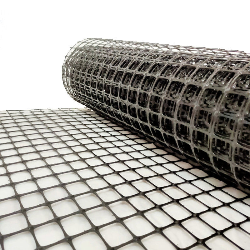 Odporny na ogień PP Biaxial Geogrid dla kopalni węgla przeciwzapalne / Ekstruowany PP Biaxial Plastic Geogrid dla stabilizatorów gleby