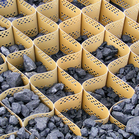 HDPE Grill Grid System Material Driveway Textured Geocell For Road Reinforcement Grass Net Paving