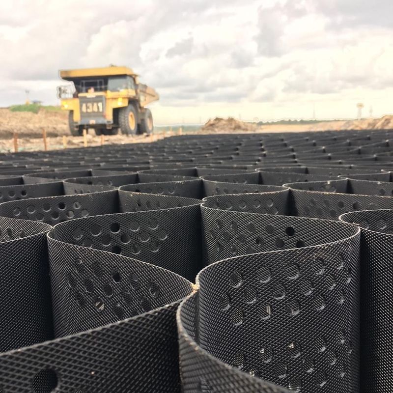 Teksturowane i perforowane HDPE Geocell z tworzyw sztucznych Paver Gid Producent Gravel Grid Geo Cell do budowy dróg