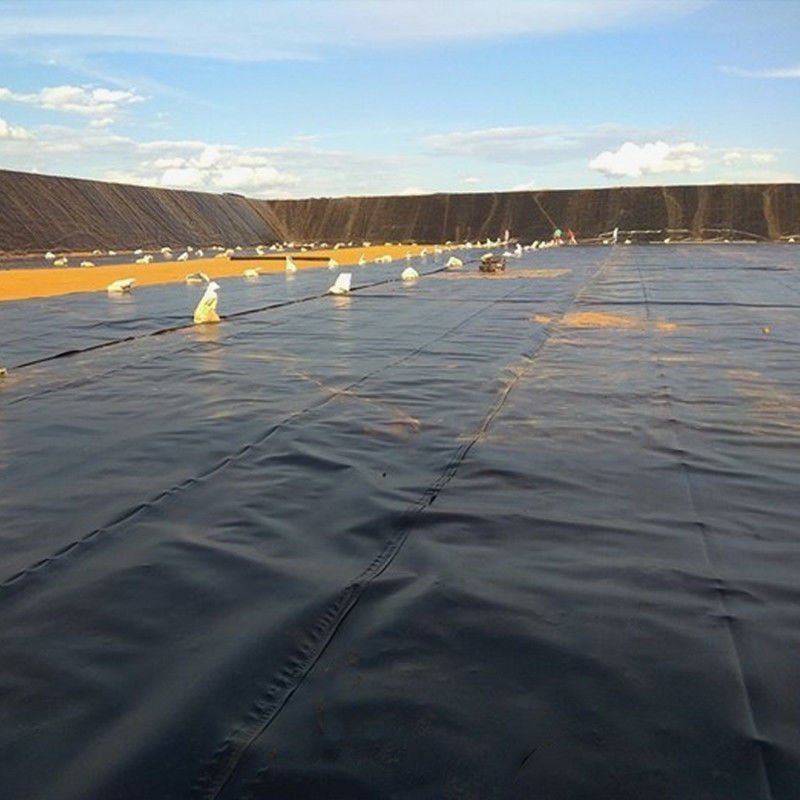 Geomembrana HDPE/LDPE 1,0 mm/1,5 mm/2,0 mm Dla wodoodporności / obudowy stawów rybnych / składowiska odpadów / sztucznego jeziora / kopalni / tamy / obudowy basenu