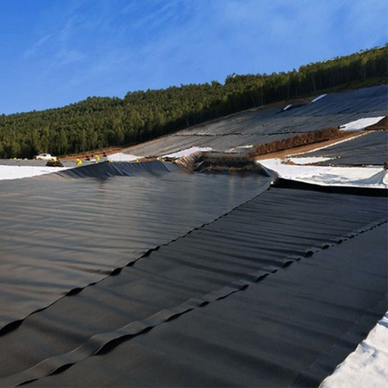 Geomembrana HDPE/LDPE 1,0 mm/1,5 mm/2,0 mm Dla wodoodporności / obudowy stawów rybnych / składowiska odpadów / sztucznego jeziora / kopalni / tamy / obudowy basenu