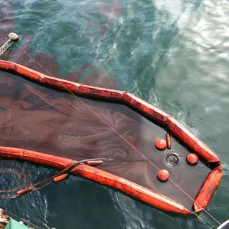 Silt Curtain PVC Floating Silt Curtain Containment Boom Eco Friendly Oil Spilling Boom Silt Curtain dla środowiska wodnego