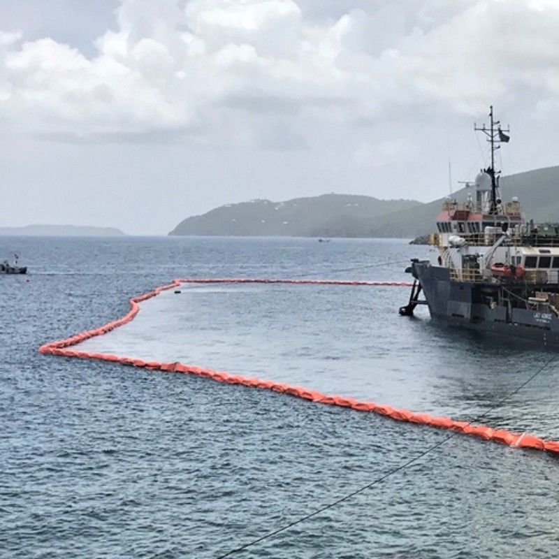 Silt Curtain PVC Floating Silt Curtain Containment Boom Eco Friendly Oil Spilling Boom Silt Curtain dla środowiska wodnego