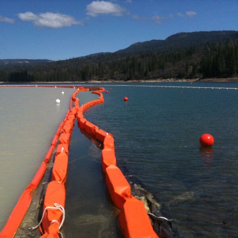 Silt Curtain PVC Floating Silt Curtain Containment Boom Eco Friendly Oil Spilling Boom Silt Curtain dla środowiska wodnego