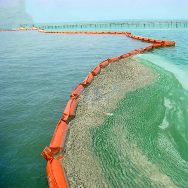 Silt Curtain PVC Floating Silt Curtain Containment Boom Eco Friendly Oil Spilling Boom Silt Curtain dla środowiska wodnego