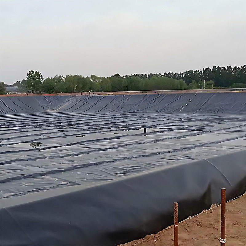 ASTM 100% Virgin Waterproof Aquaculture Pond Liner Wysokiej Gęstości HDPE Geomembrane Dam Pond Liner