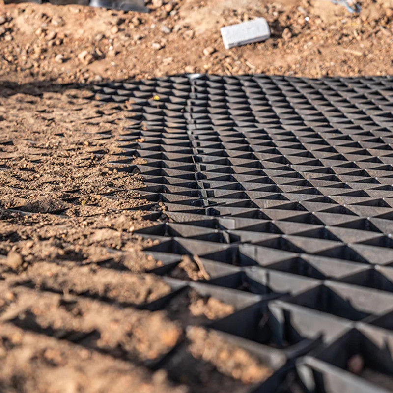 System podgruntowy wzmocnienia komórkowego Geocell Grave Grid System HDPE / PP Geocell For Roadbed