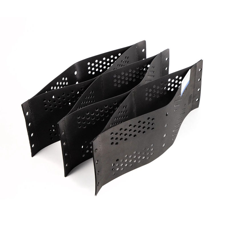 250mm 75mm 100mm 150mm Hdpe Geocell Wysokiej tekstury HDPE Miodoborowa żwirówka Plast Geocell bezpośrednia cena fabryczna