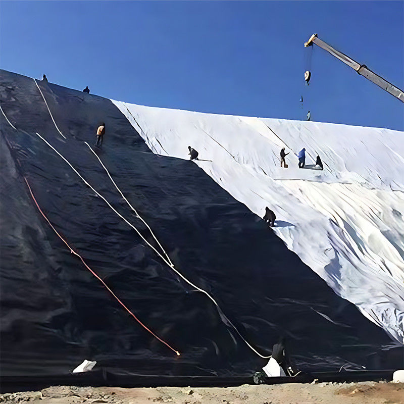 HDPE Geomembrane Pond Liner 1,0 mm grubość z 100% materiału dziewiczego dla kanału wodnego