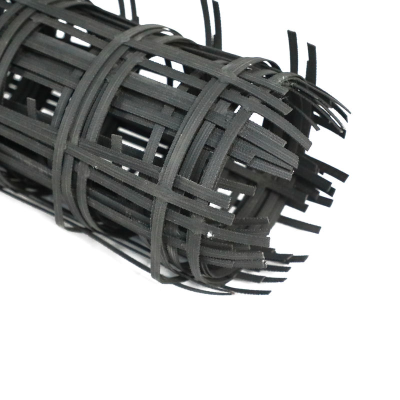 Wysoka wytrzymałość na napięcie Biaxial Welding Steel Plastic Composite Earthwork Geogrid For Soil Stabilization Funkcja antyerozyjna