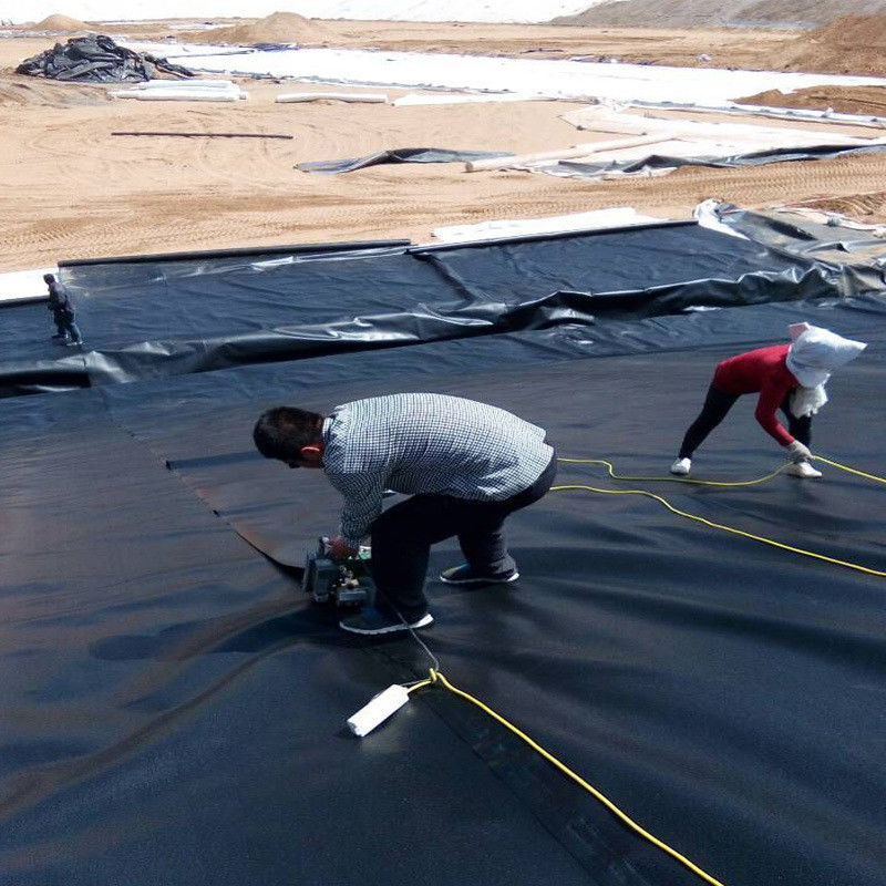 Zamówione HDPE LDPE LLDPE PVC Geomembranes Włócznik stawu dla ryb i krewetek Włócznik stawu i wzmocniony polietylen