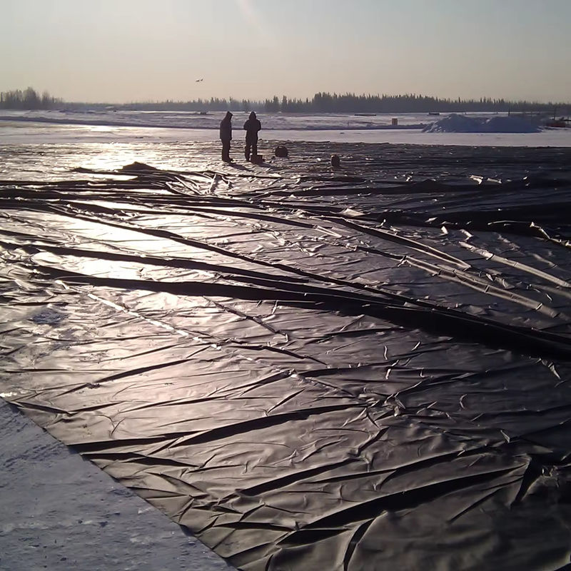 Long-Lasting Anti-UV Geomembrane Pond Liner Fish Farm Black Film for Dam Artificial Lake Use