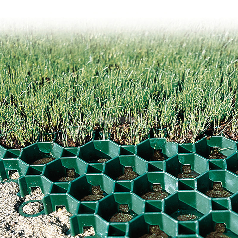 HDPE Pavers Trawa sieć Poliester Geogrid Plastic dla parkingu Wylot pożarowy hurtowy Krajobraz Ziemia Geocell Żwir Paddock Sieć
