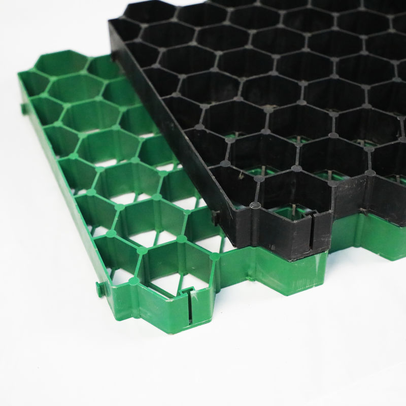 Plastikowa sieć trawy dla parkingu Wylot z ognia HDPE Paver Geogrid dla krajobrazu Ziemia Geocell Żwir Paddock Grid