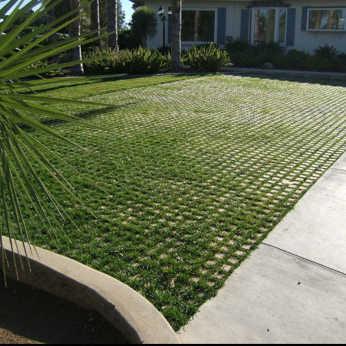 Plastikowa sieć trawy dla parkingu Wylot z ognia HDPE Paver Geogrid dla krajobrazu Ziemia Geocell Żwir Paddock Grid