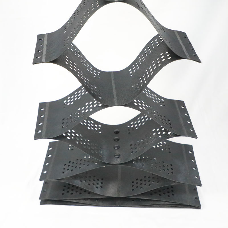 HDPE Plastic Geocell Paved Grid Black HDPE Geocell for Soft Basement Reinforcement Low Cost Gravel Stabilizer Geocell w budowie dróg