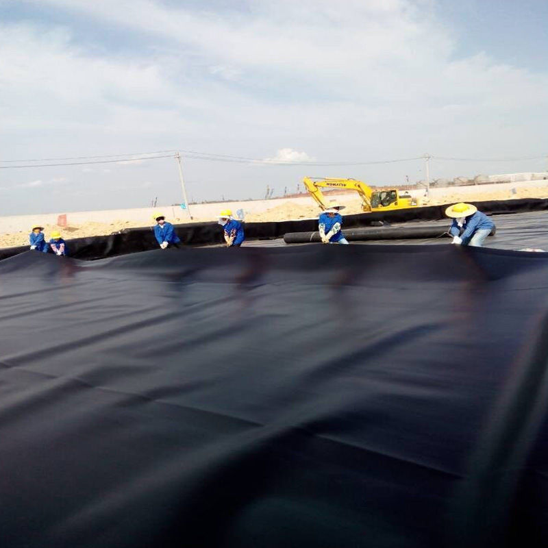 Geomembranowy podkład do stawów 0,5 mm 1 mm 1,5 mm 2 mm HDPE LDPE Lldpe PVC EVA Geomembranowy podkład do stawów