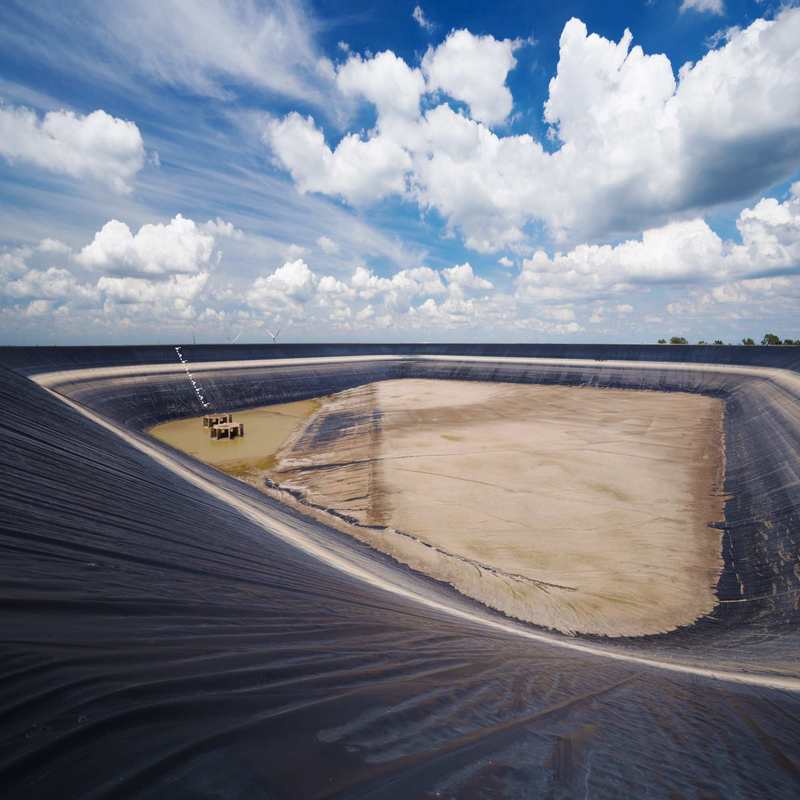 Styl przemysłowy 1mm Geomembrane Liner na staw HDPE Plastic Liner Geomembrane Liner na staw dla ryb Made PVC LDPE LLDPE PP Materiały do składowania odpadów