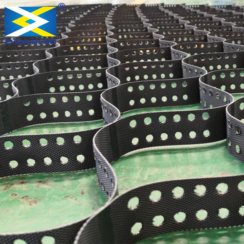 Wysokiej wytrzymałości na rozciąganie dwuosiowa siatka z tworzywa sztucznego – 30kN/m Czarny PP/PET Geogrid do wzmacniania gruntu i stabilizacji podbudowy drogowej