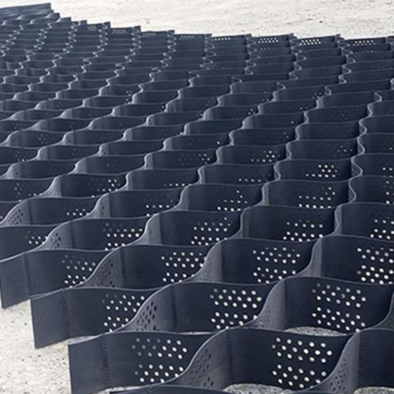 Teksturowane z otworami HDPE Geocell Wysoki komórkowy system zamknięcia pęcherz miodowy HDPE Geocell dla dróg Fundacja Ochrona nachylenia Parking Driveway Wall