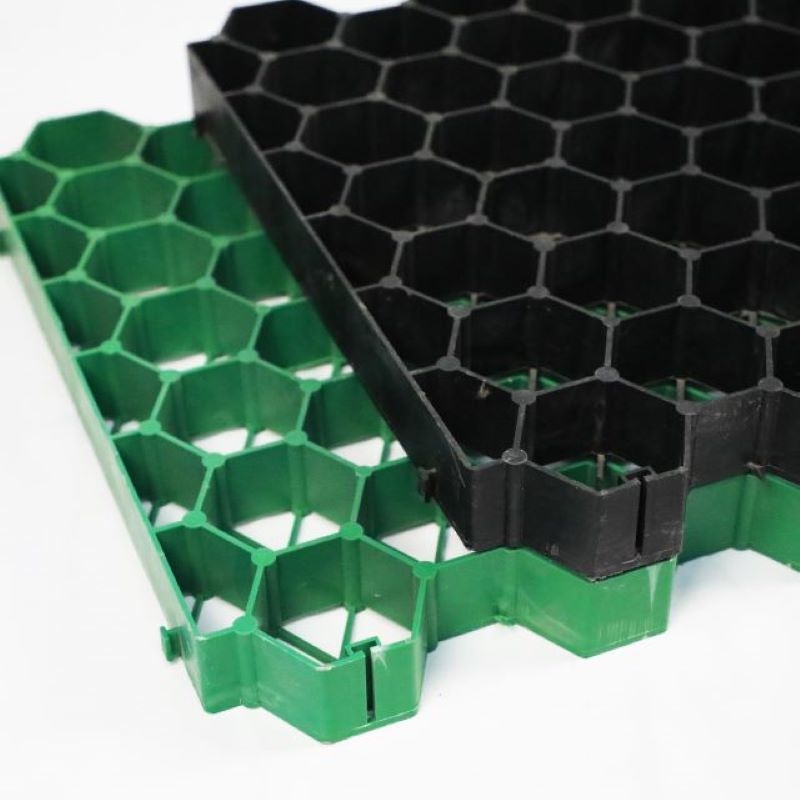 Plastikowa kratka trawnikowa do utwardzania parkingu, kratka żwirowa do komercyjnego zagospodarowania terenu, produkty zazieleniania, ścieżka golfowa, projekt ścieżki ogrodowej