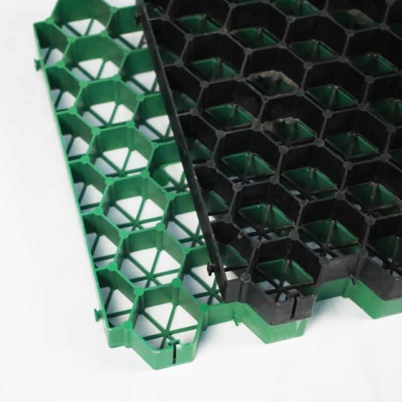 Plastikowa kratka trawnikowa do utwardzania parkingu, kratka żwirowa do komercyjnego zagospodarowania terenu, produkty zazieleniania, ścieżka golfowa, projekt ścieżki ogrodowej