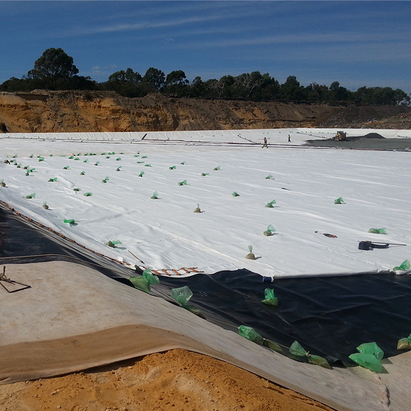 Wyroby z tkaniny PET/PP Spunbond Geotextile do zbiorników Jeziora sztuczne Odpady stawy Wysypy odpadów Filtracja Izolacja