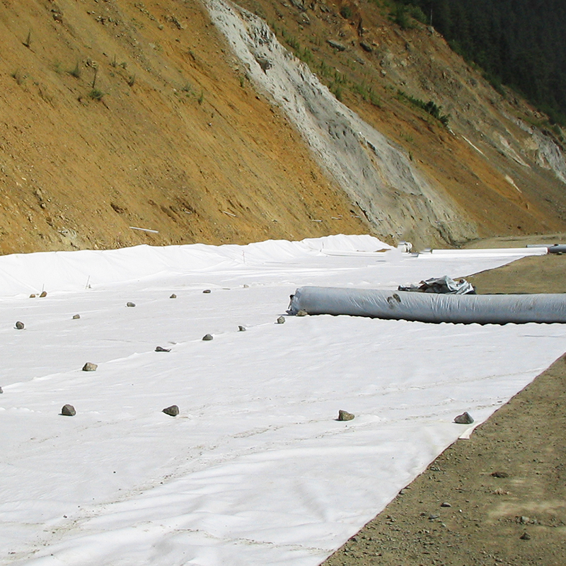 Wyroby z tkaniny PET/PP Spunbond Geotextile do zbiorników Jeziora sztuczne Odpady stawy Wysypy odpadów Filtracja Izolacja