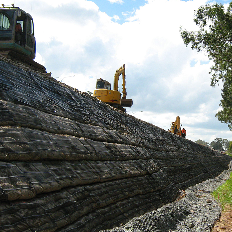Zbrojenie dwuosiowe z tworzywa sztucznego PP PE Jednoosiowe kompozytowe rozciągane geokraty HDPE Budowa dróg i kolei