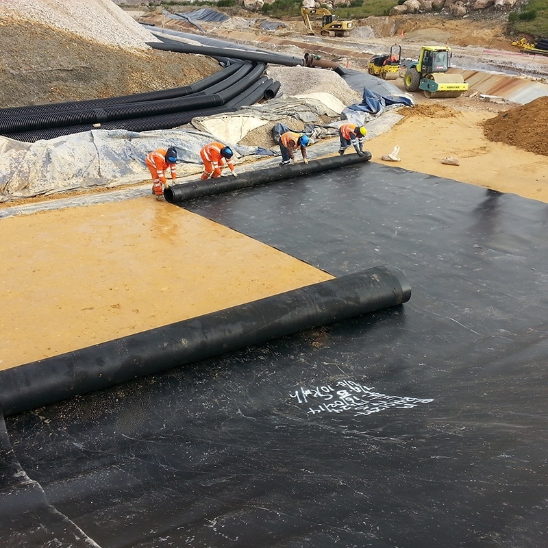 Folia geomembranowa HDPE do akwakultury, hodowli ryb, stawów, tam, basenów i zastosowań w zakresie zatrzymywania wody