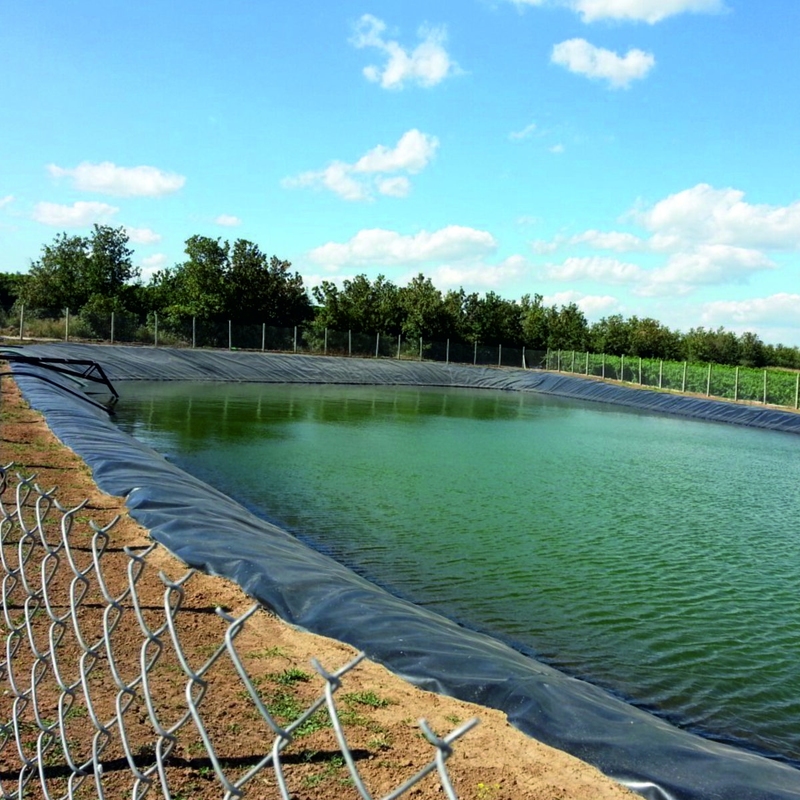 Agricultural Waterproof Geomembrane Pond Liner 1mm Geomembrane Pond Liner 0.75mm-1.5mm PVC Polyethylene Anti-UV Plastic Geomembrane Pond Liner PE Material
