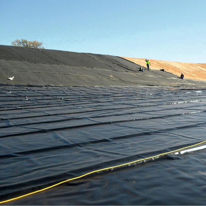 Geomembrane Pond Liner 0.1mm-.2.0MM Fish Farm Geomembrane Pond Liner Hdpe Geomembrane for Fish Farming

