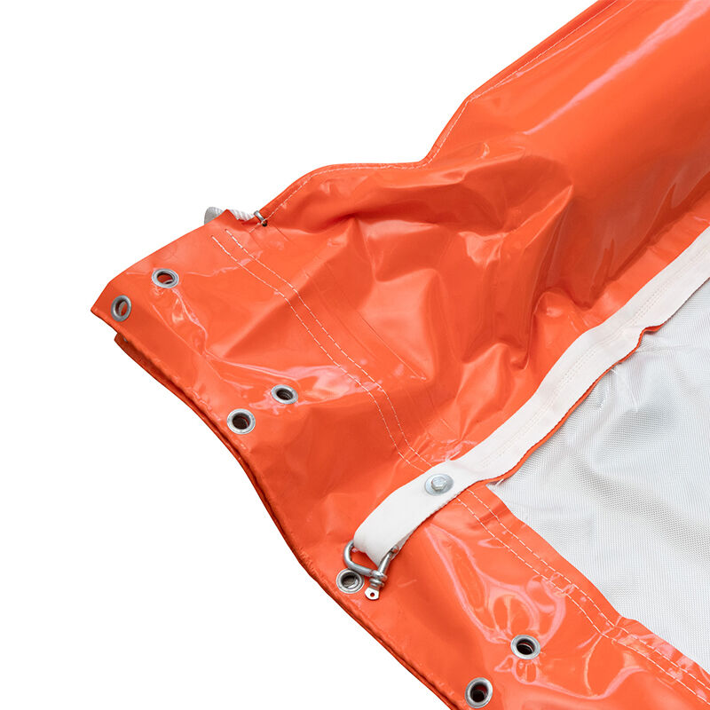 Pływająca zasłona śliny Kontrola zanieczyszczenia wody Olejowy boom PVC Przepuszczalny wodny Pływająca zasłona śliny