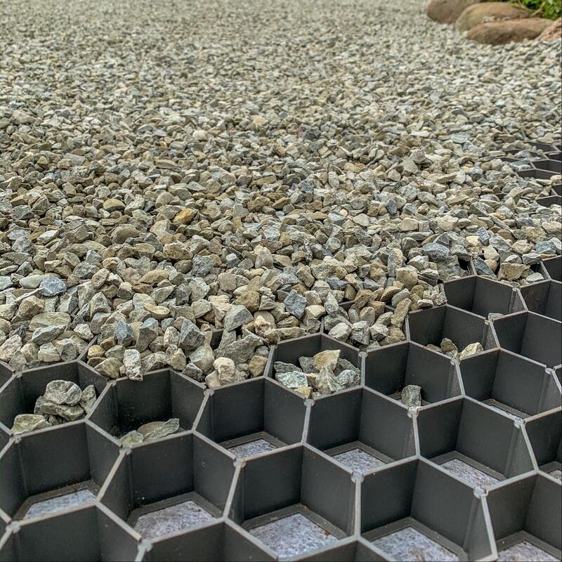 HDPE Plastic Grass Grid for Grass Pavement Parking Lots Slope Erosion Control Soil Stabilization Żwiry i krajobrazy