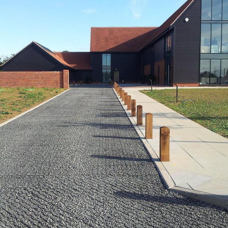 HDPE Plastic Grass Grid for Grass Pavement Parking Lots Slope Erosion Control Soil Stabilization Żwiry i krajobrazy