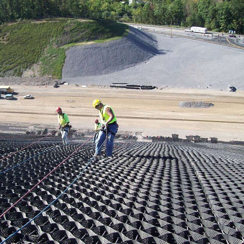 HDPE Geocell Plastic Driveway Gravel HDPE Geocell Soil Control in Road for Road For Reinforcement Protection Slope Control Erosion Gravel Highway (HDPE Geocell) - Kontrola gleby na drogach dla wzmocnienia dróg Ochrona zbocza